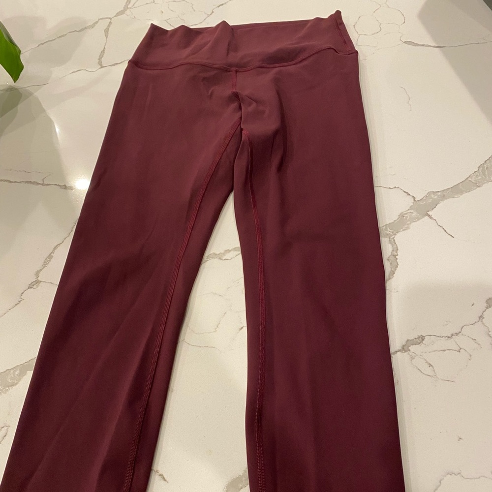 lululemon athletica Burgundy Leggings